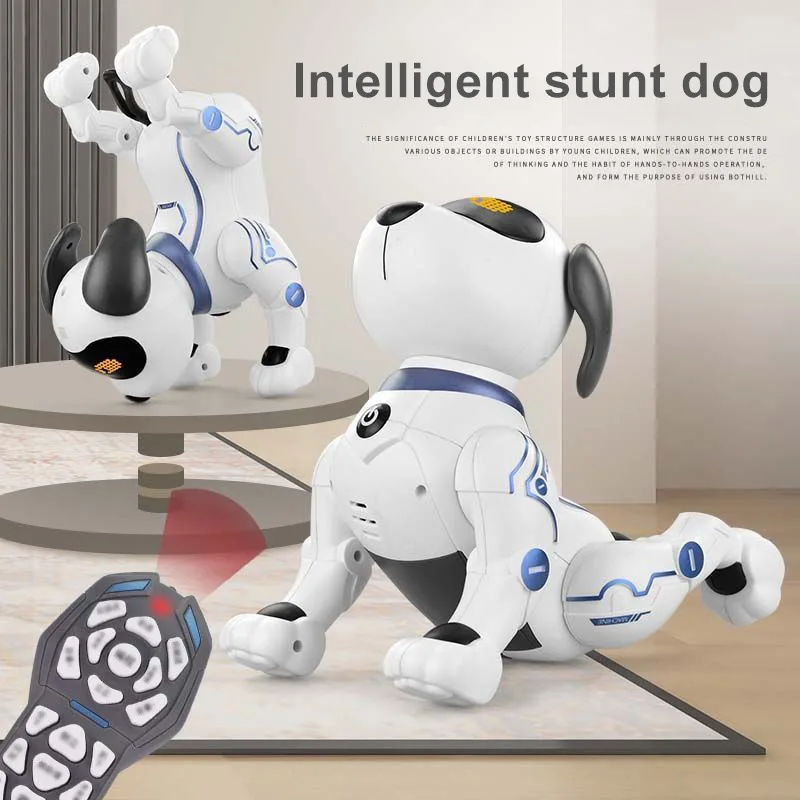 Shantou Interactive Programmable Smart Rc Robot Dog Toy Educational Remote Control Dog Robot