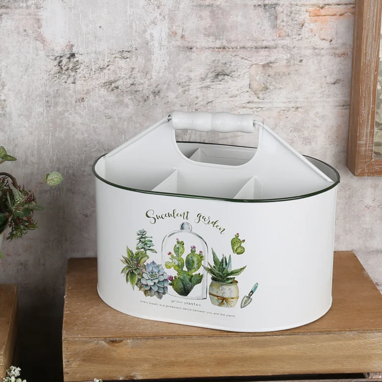 metal ice bucket beer pail  beverage bottle Storage Bins  Food Storage Rack with Handles container packing/giftpacking