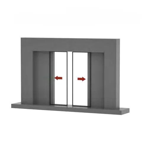 Hidden Track Invisible Sliding Door System Magic Door Roller Hardware for Hotel