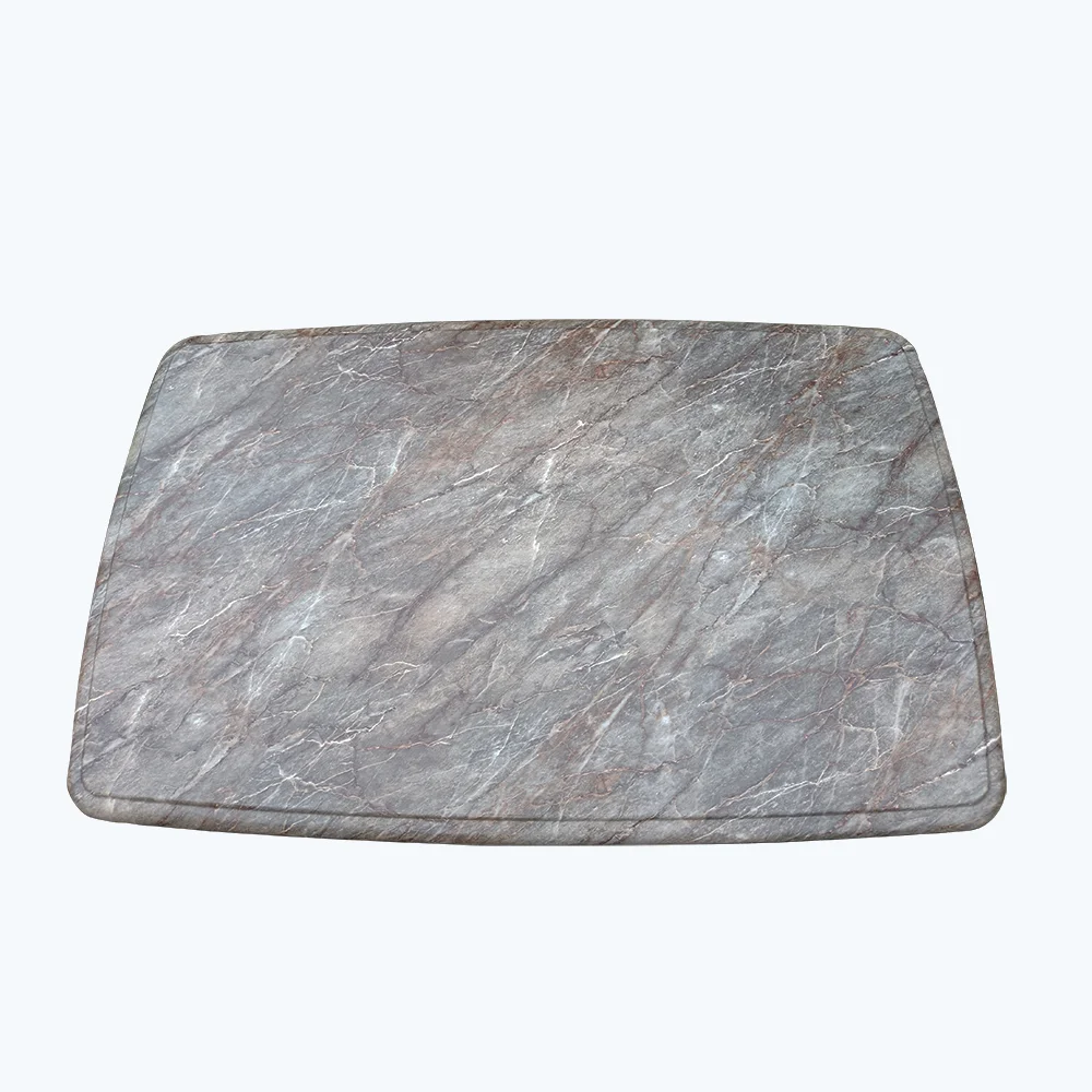 Stone Color Waterproof Durable Dining Room Furniture Table Home Furniture Modern Foldable Dining Table and Chairs Antique Wood