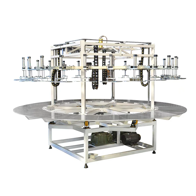 High quality hot sale single station automatic polyurethane gluing machine for heavy duty air filter factory production