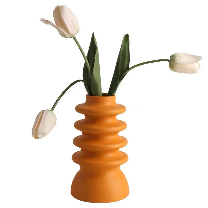 Fashionable Luxury Ceramic Decorative Flower Vase Home Desktop Decor Modern Nordic Ceramic Flower Vases.JPG