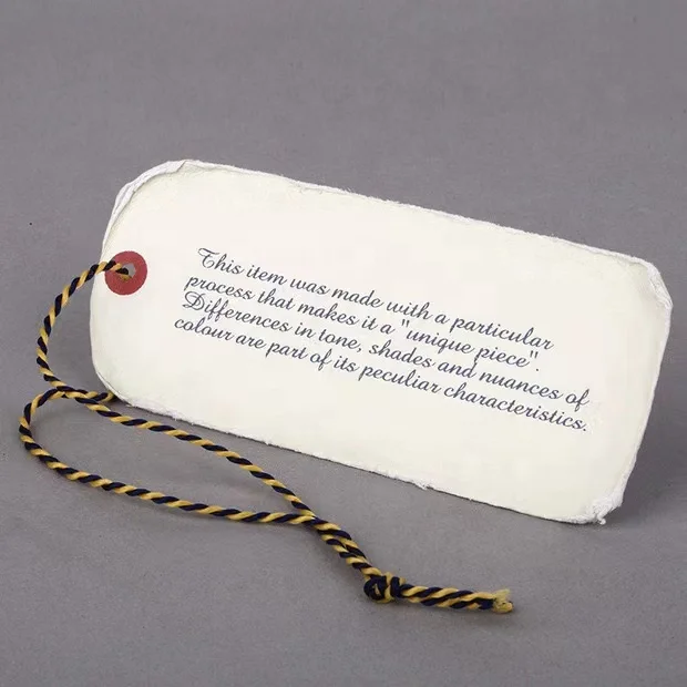 logo custom garment paper tag 400 gsm paper jeans pant garment bag clothes swing eco friendly hang tag for clothing