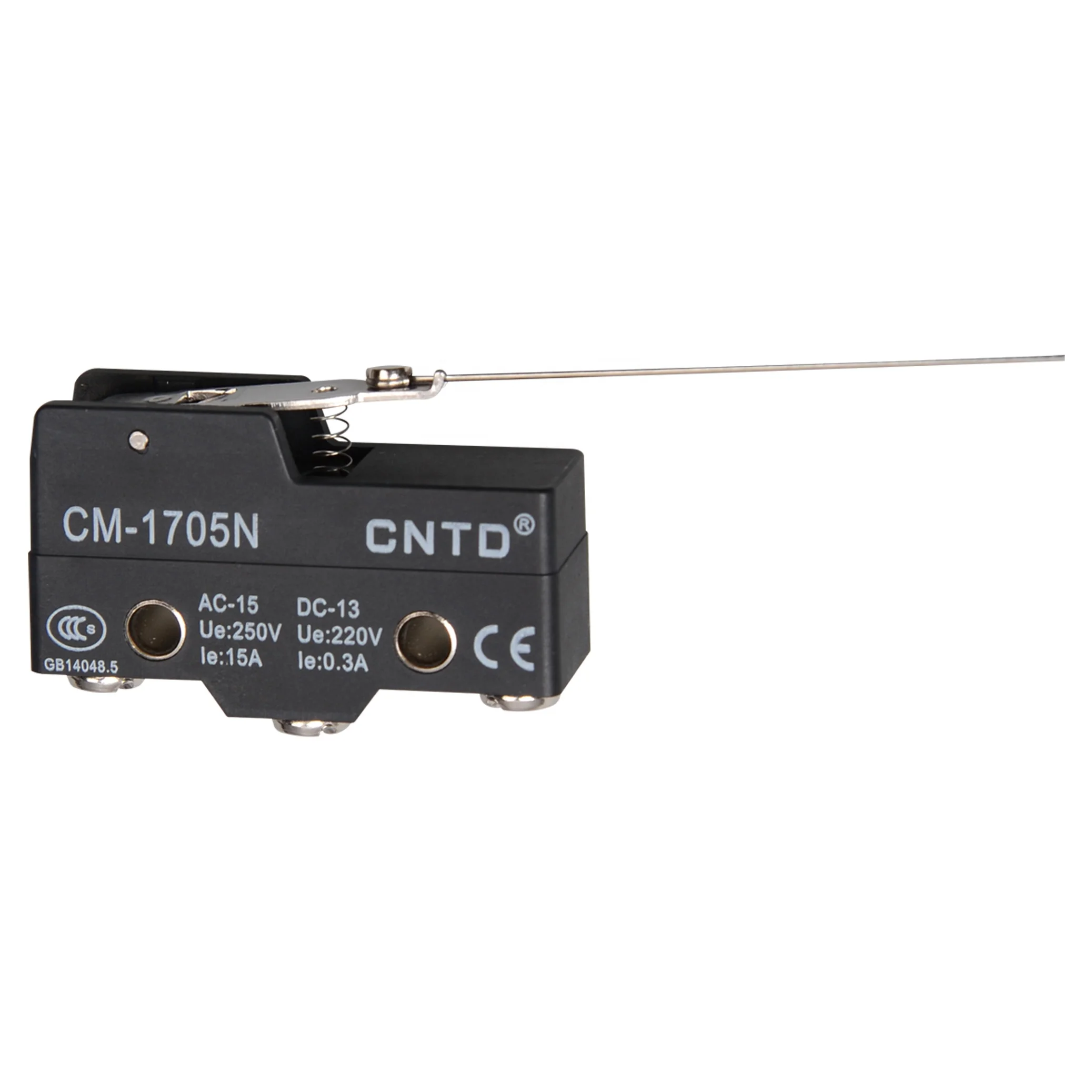 CNTD Engineering Plasics Shell High Accuracy Various Actuators 15A 250V Horizontal Limit Switch CM-1703NM