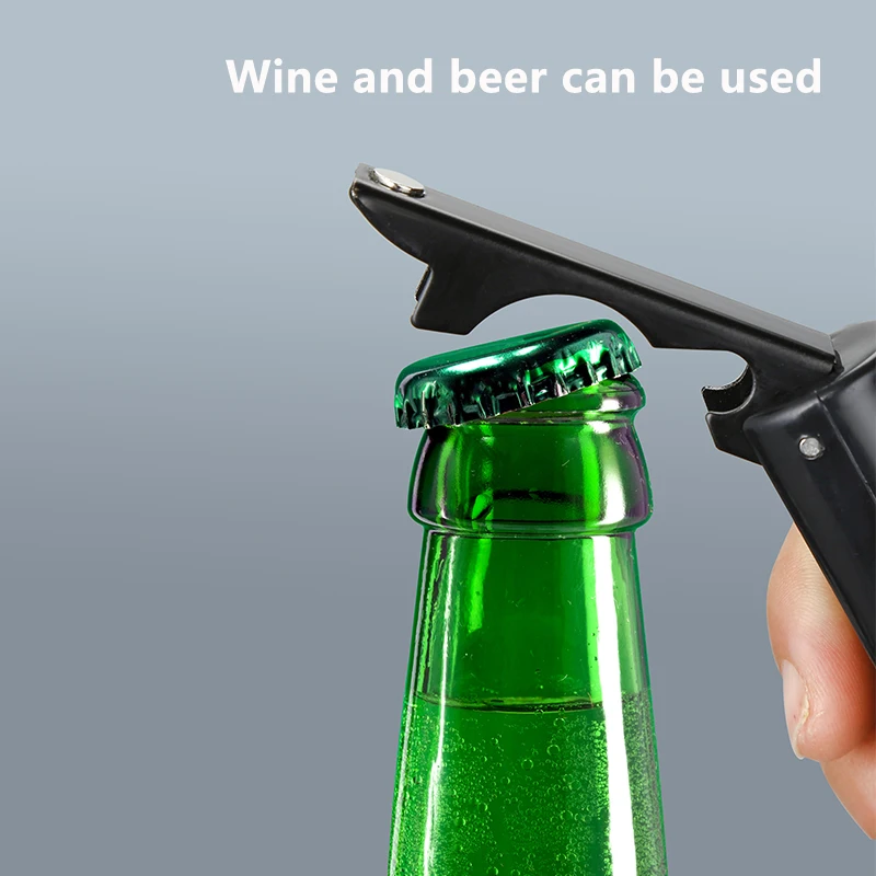 New Corkscrew Wine Premium 3-in-1 Multifunctional Bottle Opener Wine Shaped Wine Beer Openers