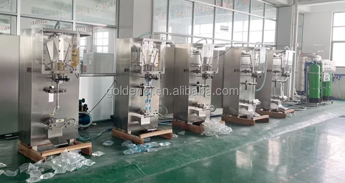 CE Approved Liquid Drinking Sachet Pure Water Making Company Beverage Pouch Packing Bags Filling And Sealing Machine Automatic