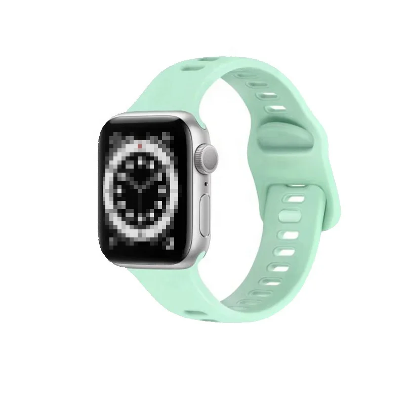 YHQ Silicone Sport Smart Band 41/44/45/49mm For IWatch Series Ultra 8 7 6 SE 5 Rubber Band for Appl Watch accessories