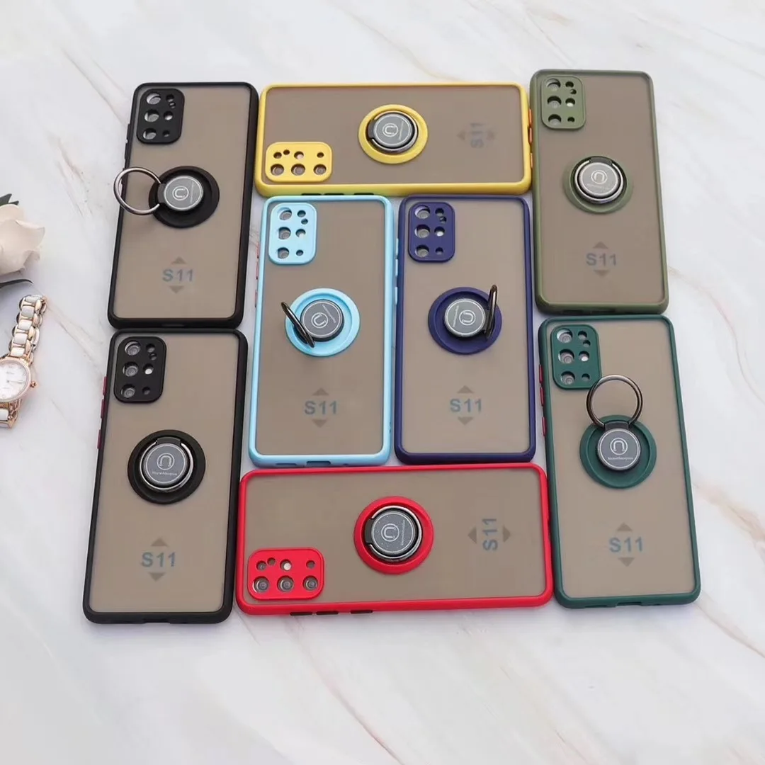 Mobile Accessories Phone Case Magnetic Suction Ring For REALME C2 A1K C20 C21 Luxury Design Phone Cover Case