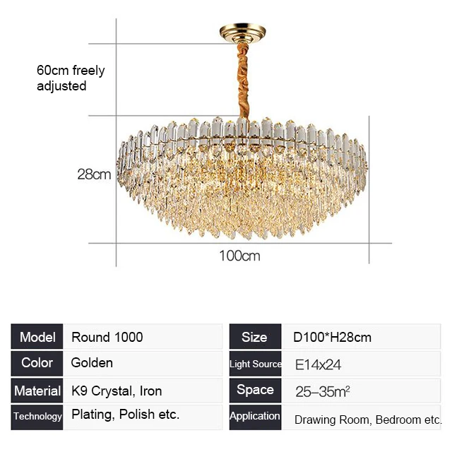 2021 brass european restoration hardware ceiling luxury modern bougeoir K9 wall crystal chandelier