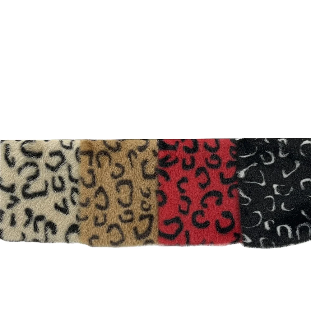 Полиэстер плюшевая норковая ткань неэластичная синтетическая меховая Ткань DIY куртка