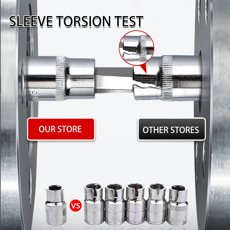 Hardware hand tool set auto maintenance tool set ratchet wrench sleeve set professional car.