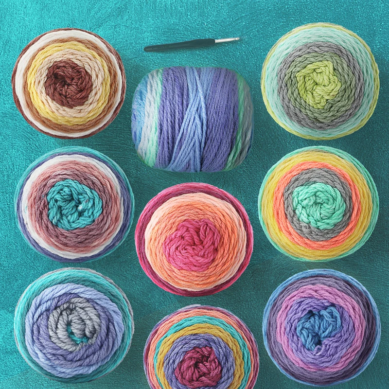 Хит продаж, мягкая Смешанная акриловая пряжа Yarncrafts