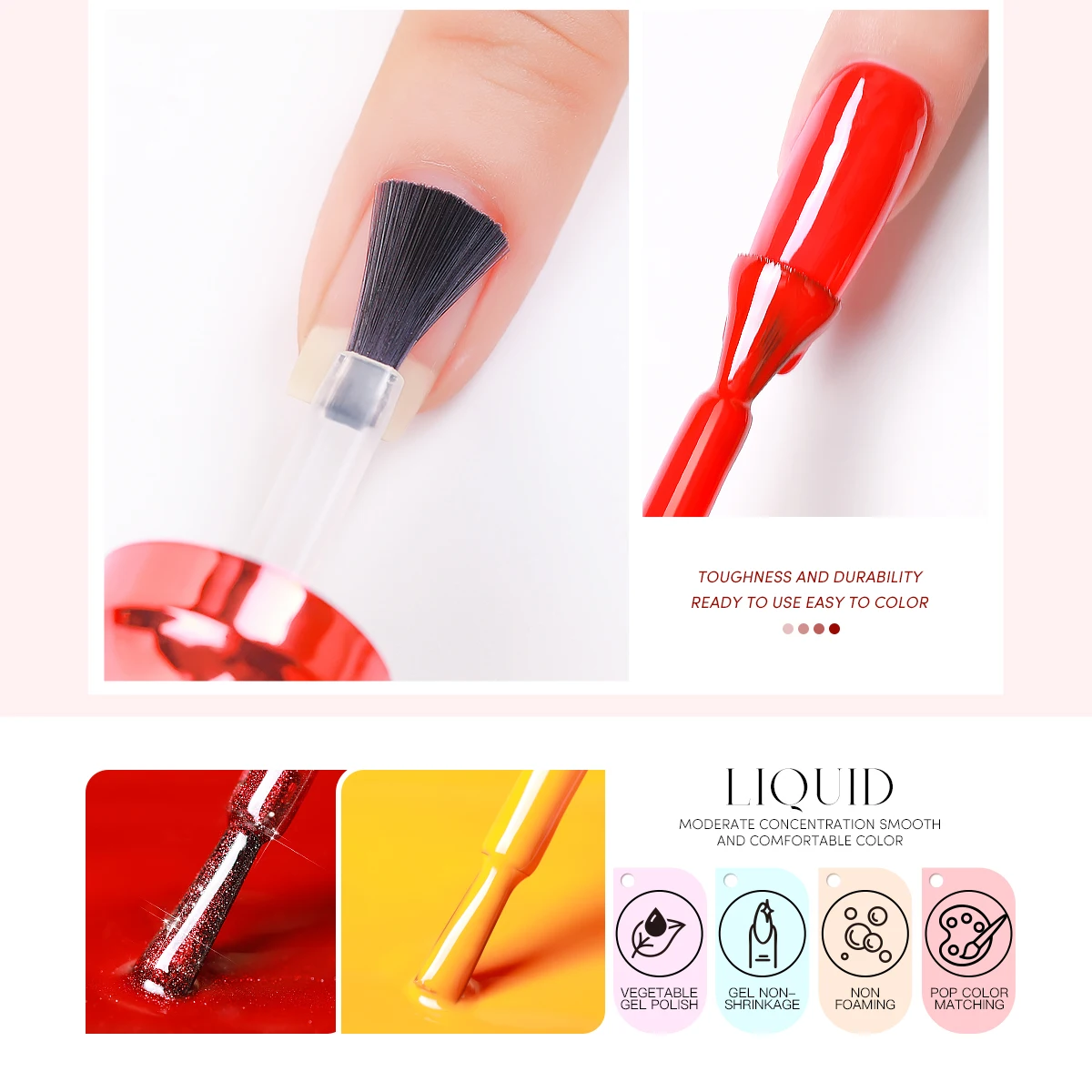 18 colors green series gel nail polish vegan Custom logo private label Semi permanent varnish soak off uv gel nail 15ml polish