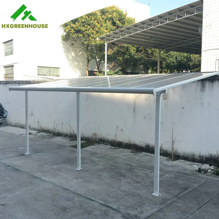 Rain Cover Balcony Shade Cover Waterproof Outdoor Rain Balcony Polycarbonate Window Roof Aluminum System Canopy Awning