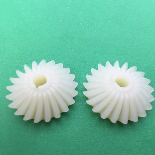 plastic parts manufacturer Non - standard high precision plastic spiral bevel gear segment gear for toys plastic helical gear