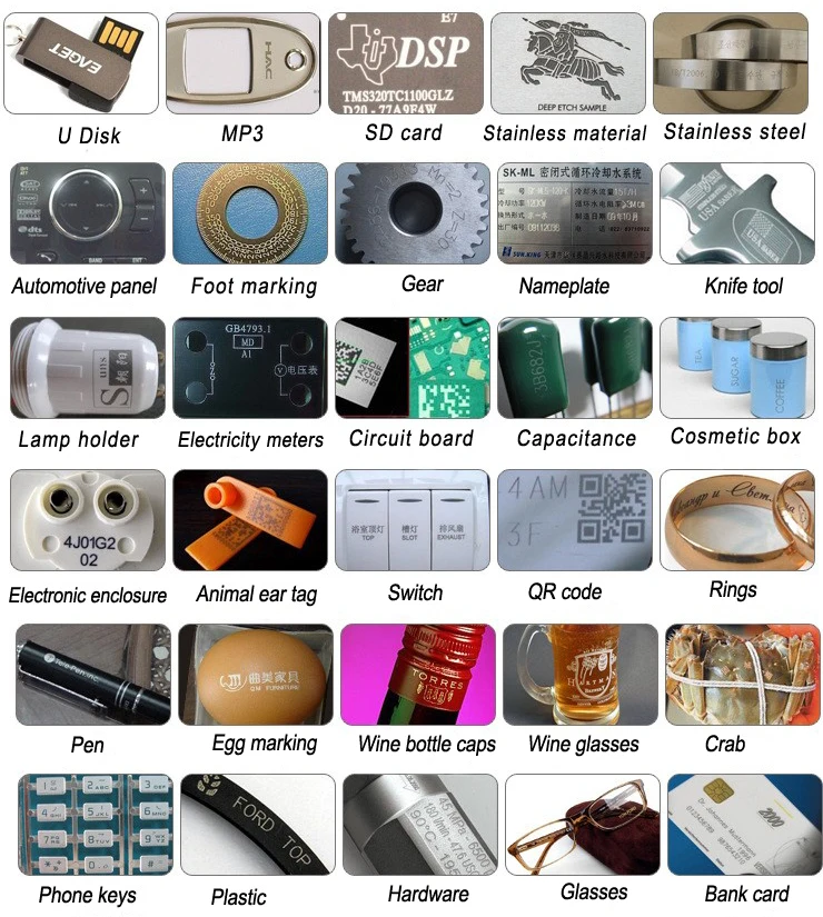 Cheap mini UV fiber laser engraver for plastic and metal engraving machine