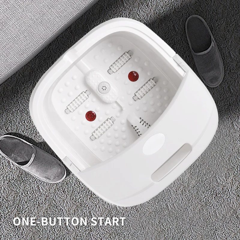 Wholesale Electric Portable Relax Foldable Soaking Bucket Basin Bowl Collapsible Pedicure Foot Massager Bedroom Foot Bath 100pcs