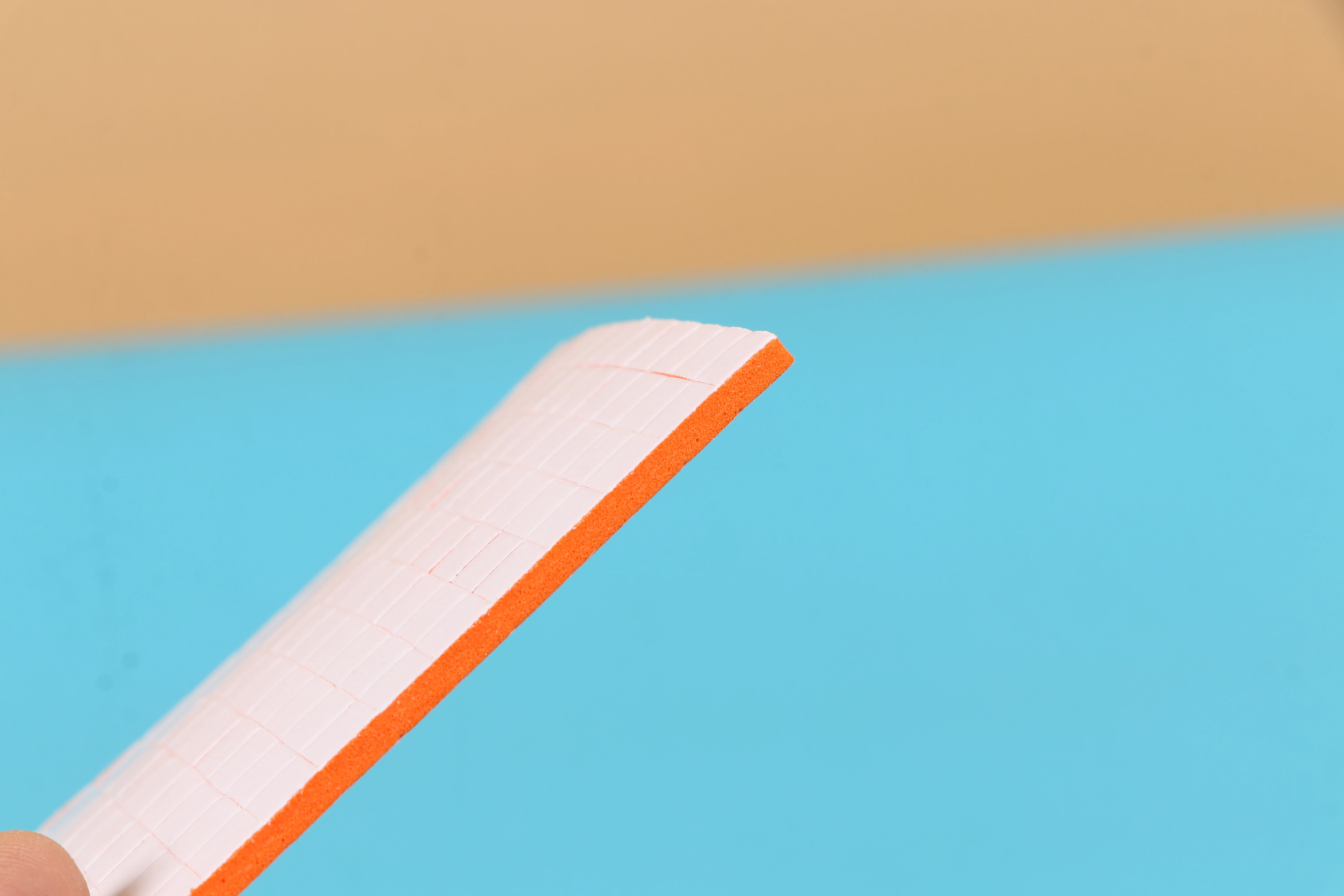 little small squares 264 dots white crafts pre cut orange color double sided sticky EVA foam sheets