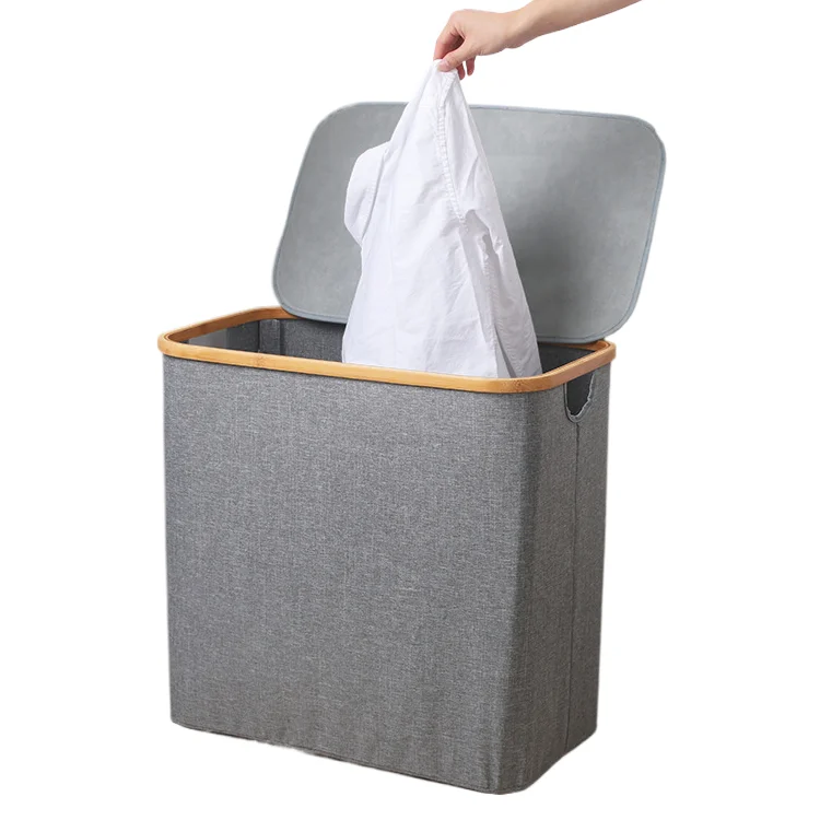 New Fashion Laundry Bag Foldable Laundry Hamper Durable Basket For Bathroom