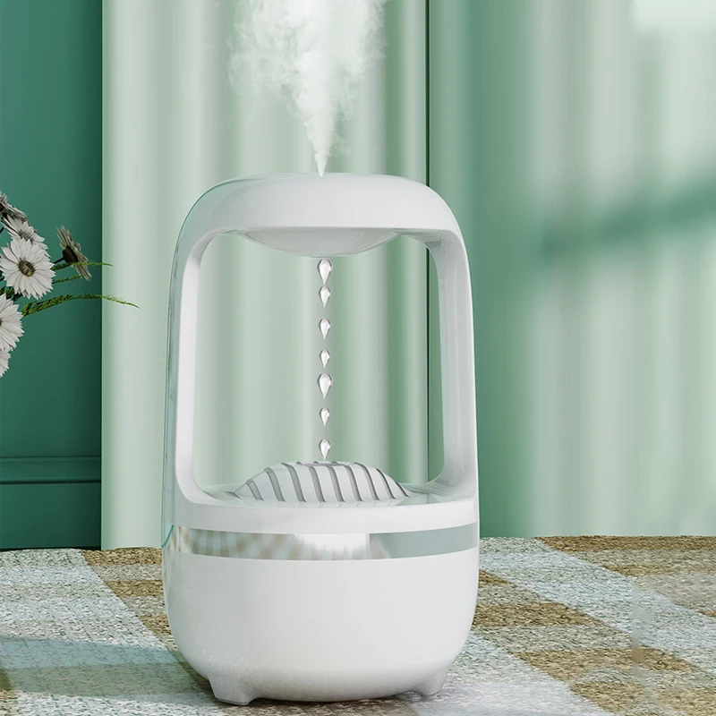 Mini Humidifiers for Home Ultrasonic 500ml Small Cool Mist Air Humidifier Waterless Auto-Off