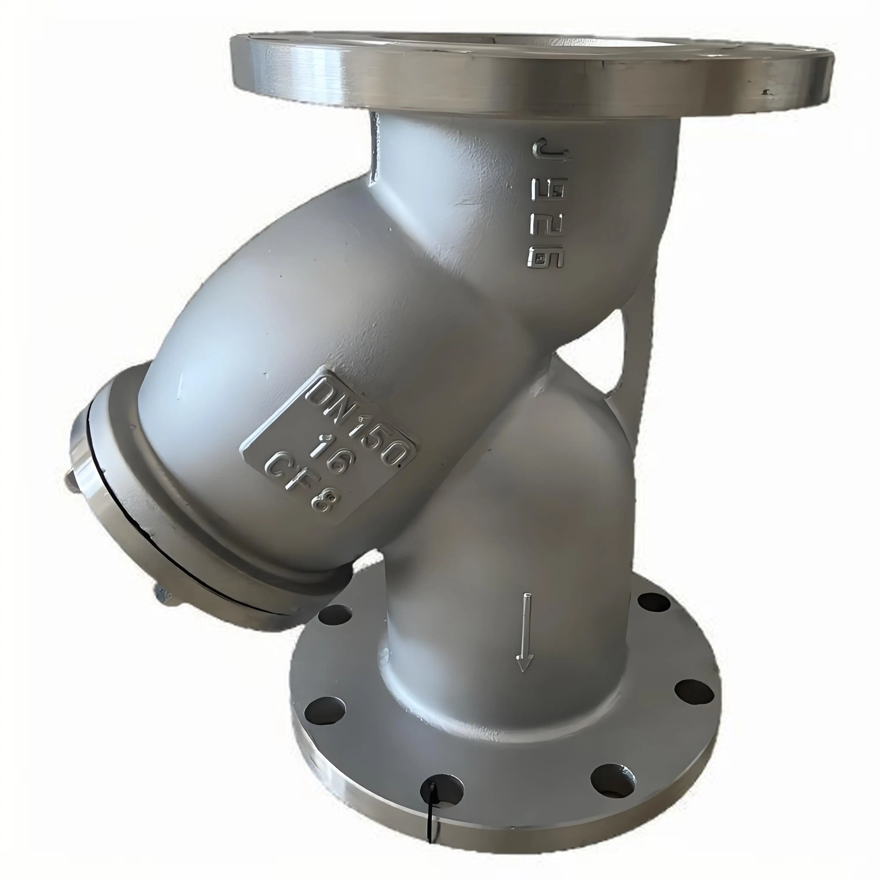 Фланцевый ситечко-клапан типа API/ISO/CE/ANSI 300lb 150lb PN16 DN100 DN150 WCB из углеродистой стали CF8