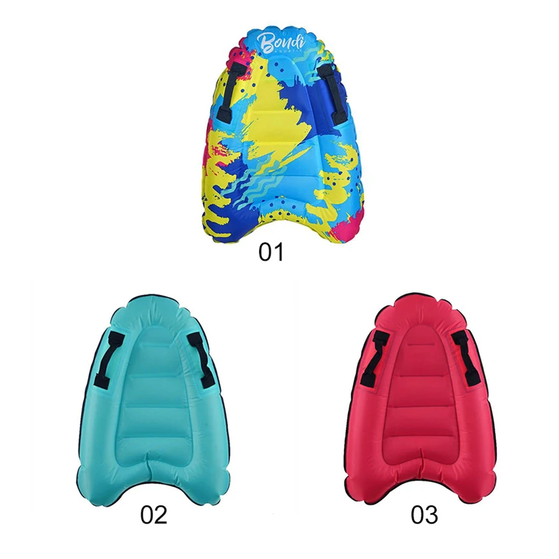  Outdoor Summer A Shape Inflatable Surfboard Buoy Kickboard Children Sea Surfing Board Floating Pool Air Mattresses