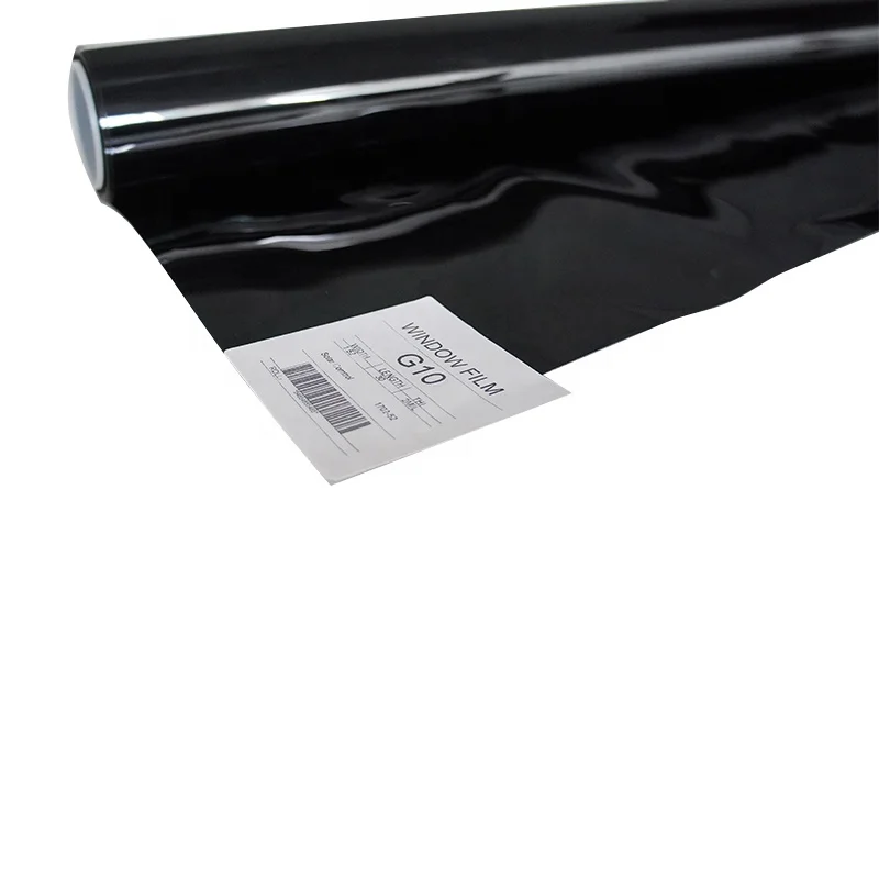 6% VLT Black Color Privacy Tint Glass Cling Coverings UV Reflective Sun Blocking Heat Control Nano Ceramic Window Tint Film