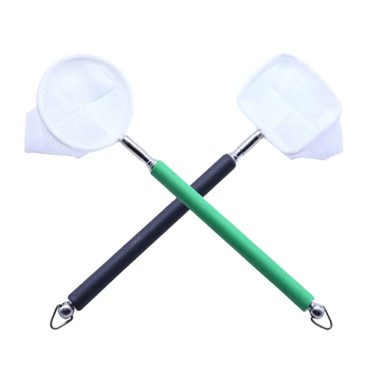 Aquarium Fish Shrimp Net Adjustable Telescopic Landing Net Fish Tank 3 Shape Fishing Pocket Aquarium Accessories
