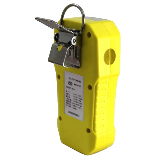 YIGU  Portable BH-4A Gas Detector Smoke Analyzer For EX  H2S  CO  O2  With External Sampling Pump