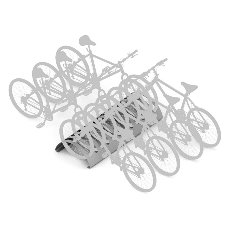 Suppliers Export Bike Stand Aluminium Titanium Bicycle Semi Vertical Bike Rack Parking For Bicycles