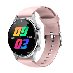 NK09 Smart Watches for Men Women 1.32 inch Dial Call DIY Face IP68 Heart Rate Sleep Monitoring Fitness Tracker SmartWatch