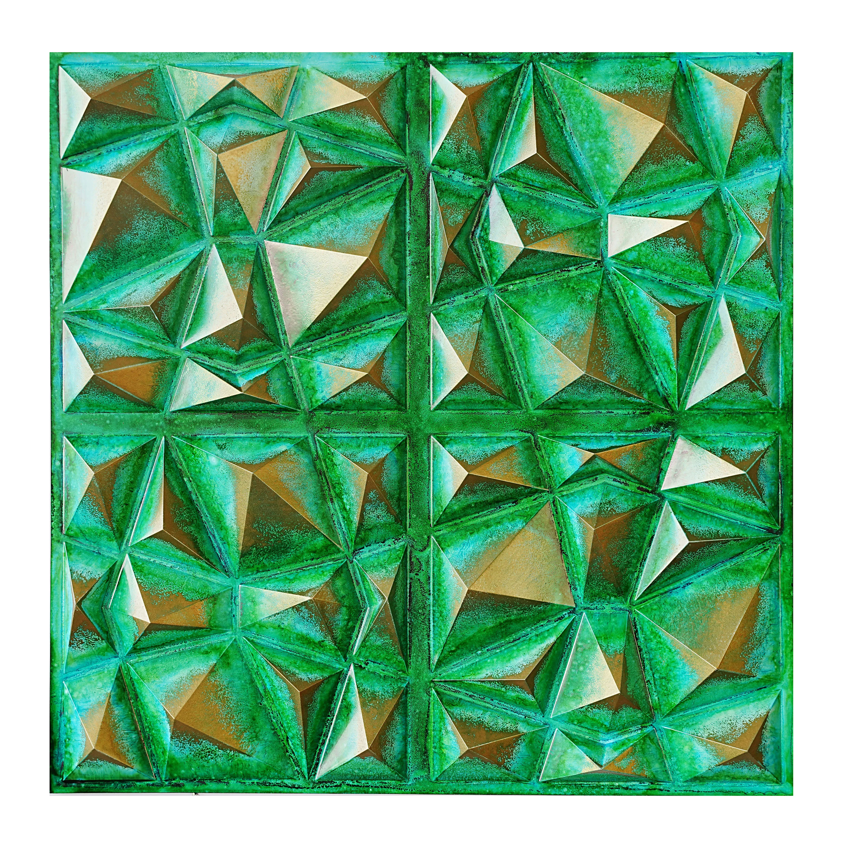 Тисненая Оловянная потолочная плитка, 3D тисненые настенные панели, современный дизайн для кафе, клубного салона, плм101, окрашенный в голубое золото