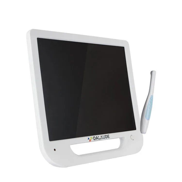 17 дюймов белый монитор VGA соединение стоматологическая интраоральная камера HD Интраоральная эндоскоп