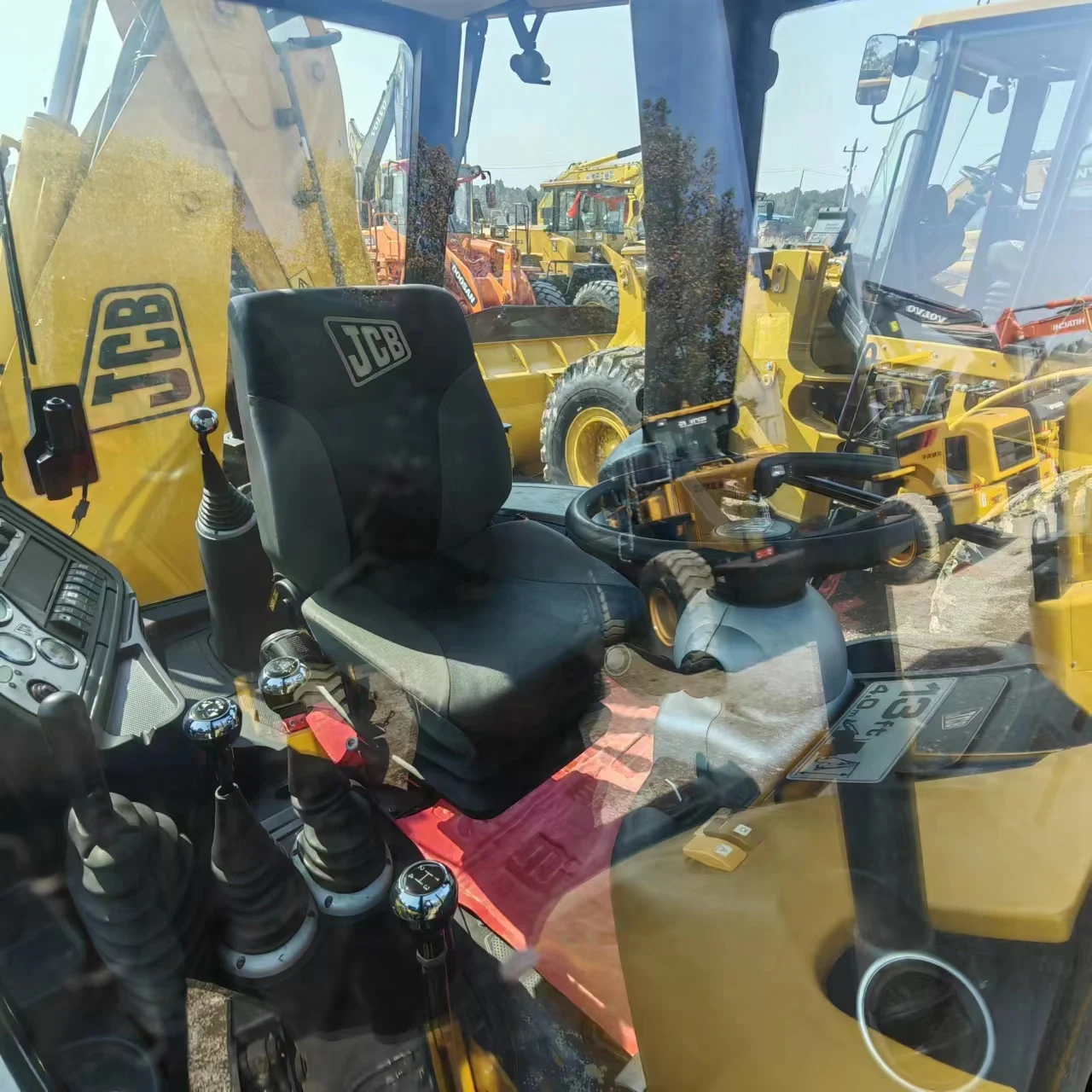 Импортный 90% Новый Лидер продаж подержанный экскаватор-погрузчик JCB 3CX для строительства б/у 7 тонн