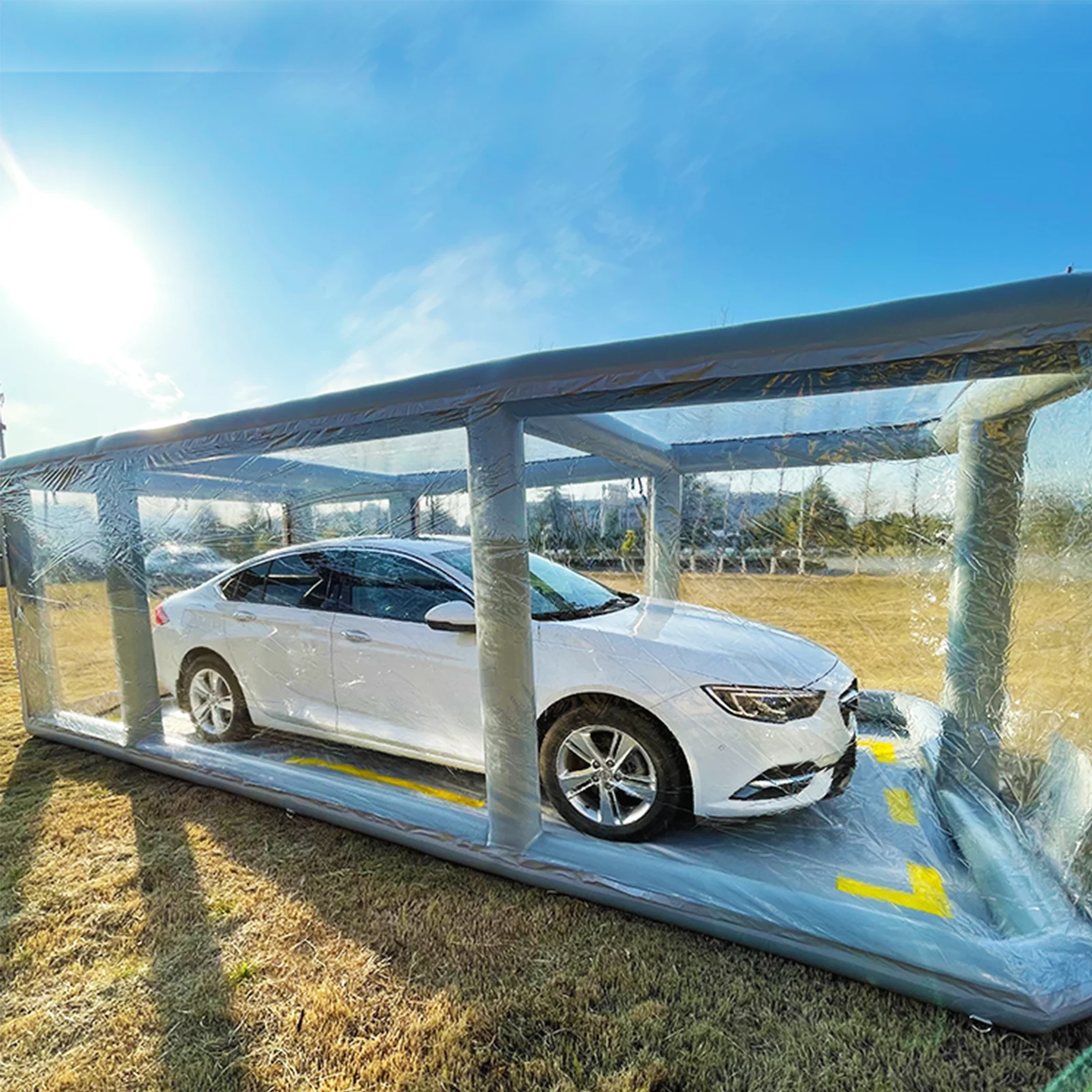 Наружная ПВХ портативная надувная Автомобильная гаражная палатка для автомобильного чехла