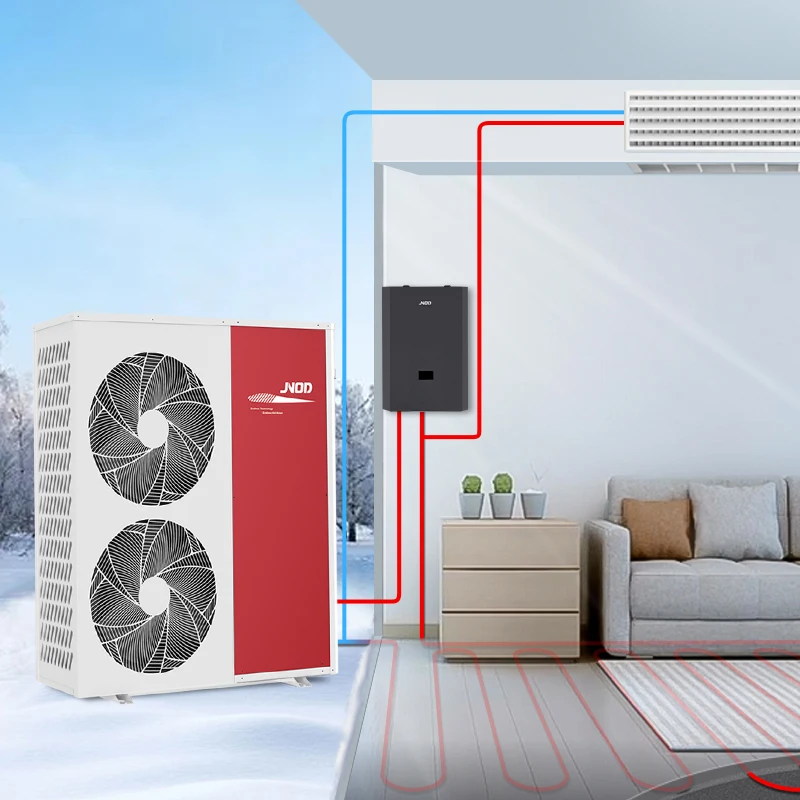 New Energy ERP A+++ R32 Air to Water Split Heat Pump Water Cycle DC Inverter Heatpump EVI with Wifi Control