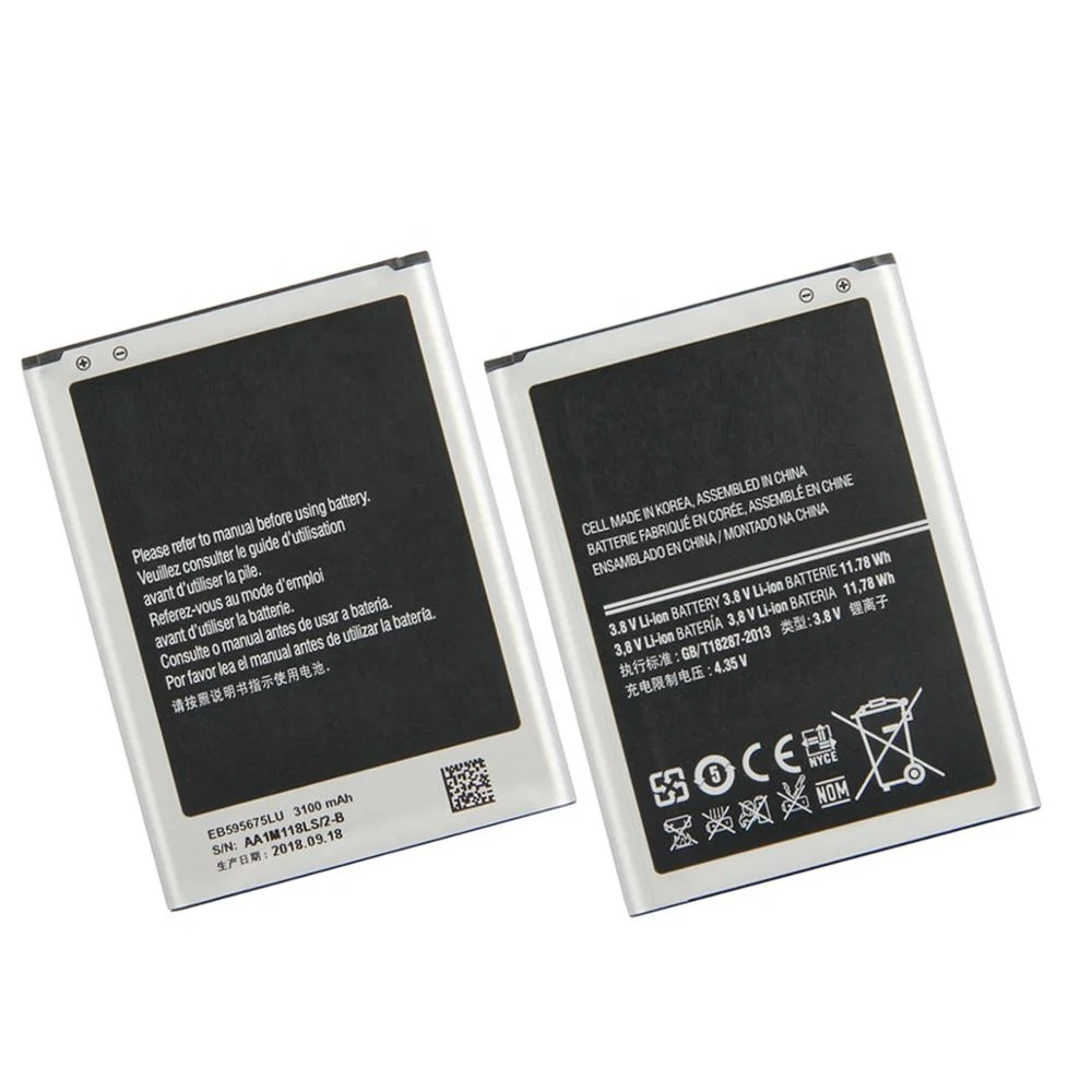 Full New Manufacturer Promotion Samsung Galaxy Note 2 N7100 N7102 Lithium Cell Phone Battery EB595675LU Replacement Battery