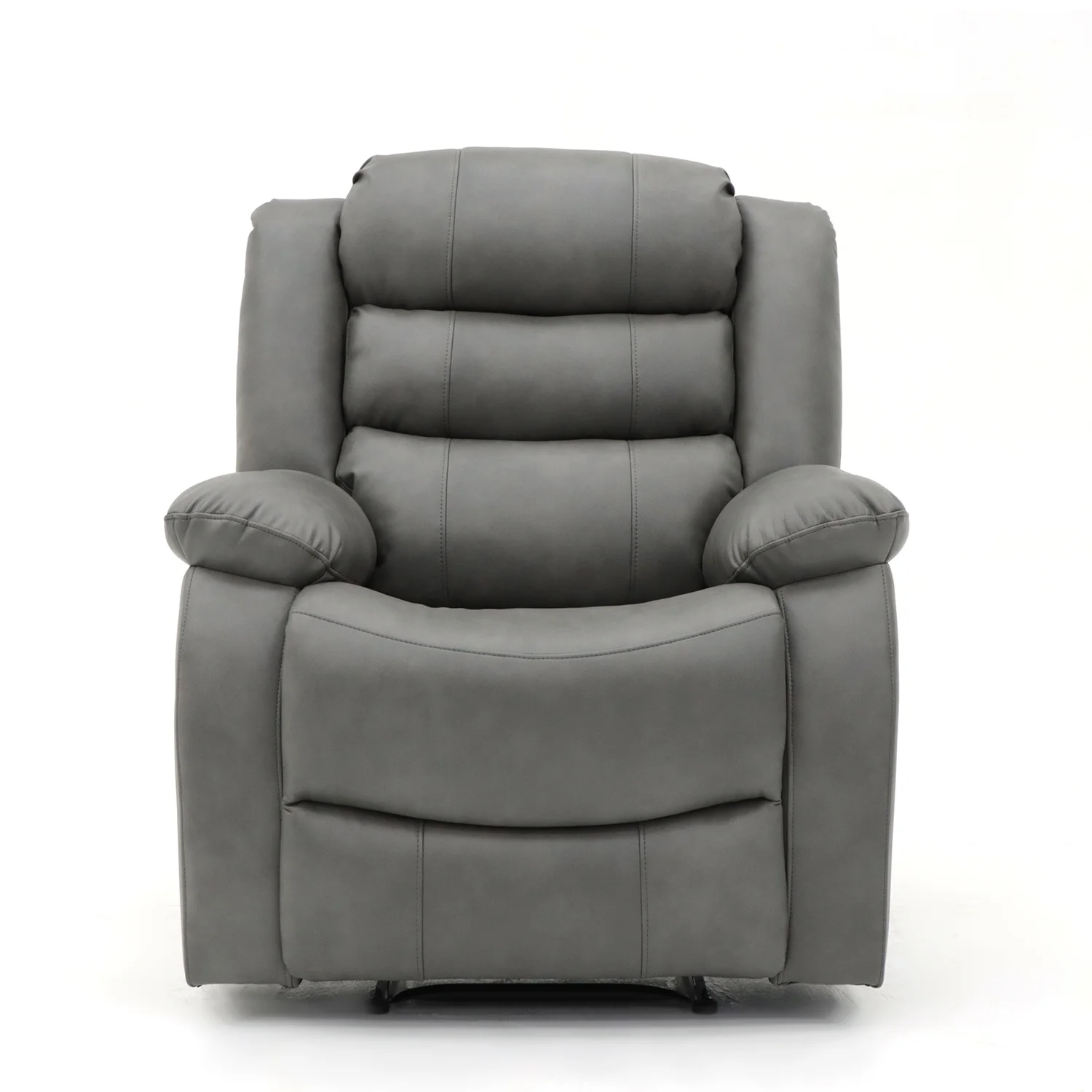 Geeksofa Modern Lazy Boy Leather Power Electric Recliner Chair with Massage and Heat and USB Charging for Living Room Furniture