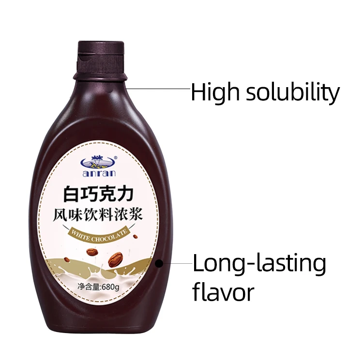 White chocolate sauce Bread filling for baked goods Garnish the sauce with cocoa butter substitute  food ingredients