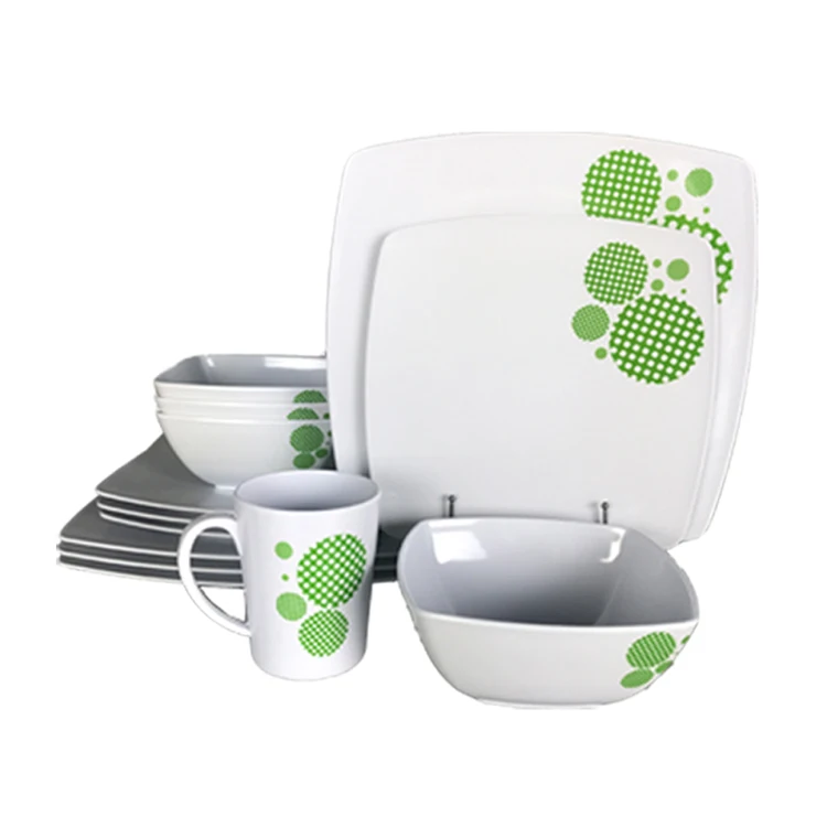 BPA-free and completely food safe home goods dinnerware/plastic homeware/pakistani dinner set