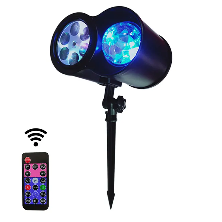 Рождественский прожектор высококачественный цветной RGB Водонепроницаемый IP44 светодиодный Рождественские огни Китай