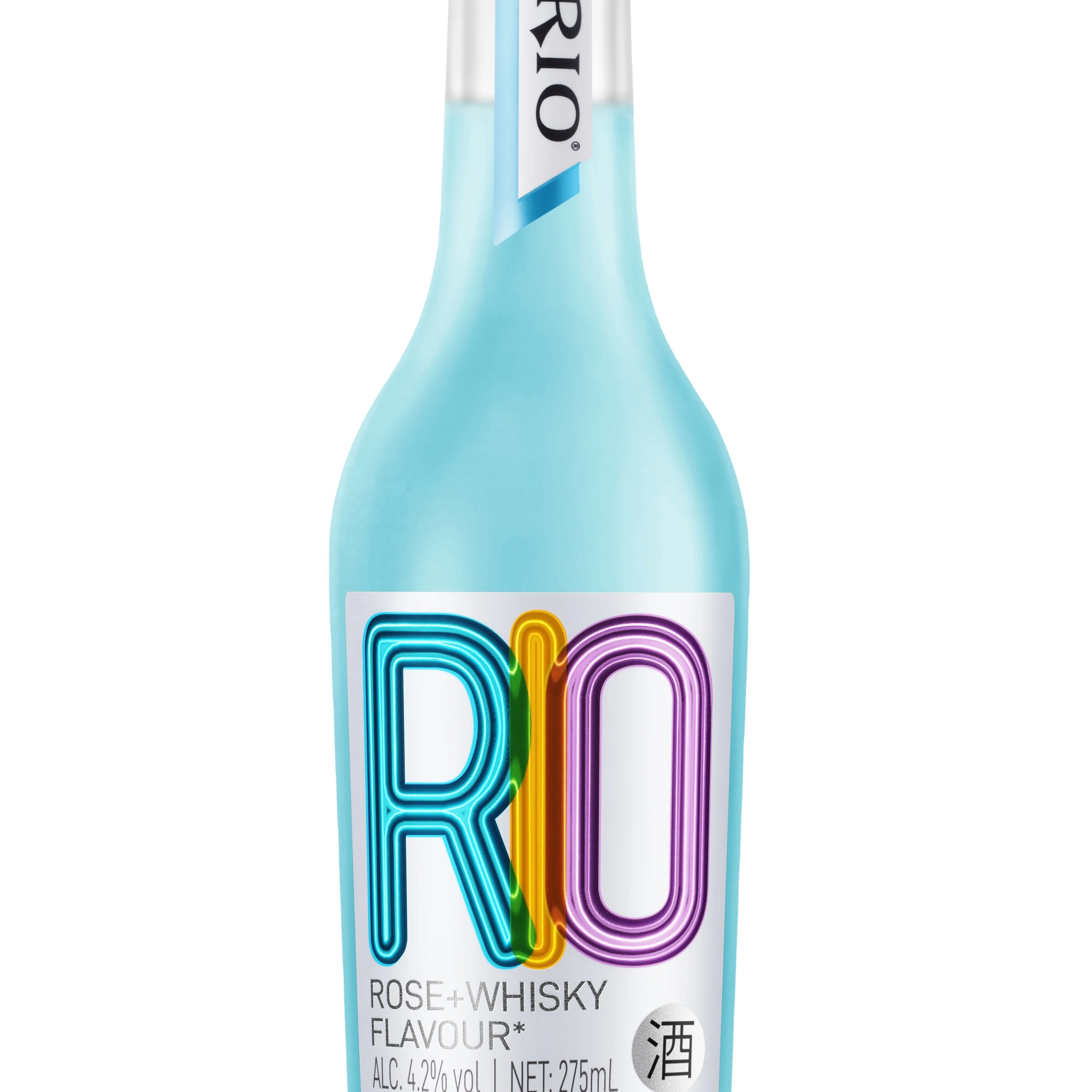 RIO cocktail Alc4.2%vol blue Rose Whisky flavored bottle gathering bar holiday family friends dinner 275ml KTV nightclub party