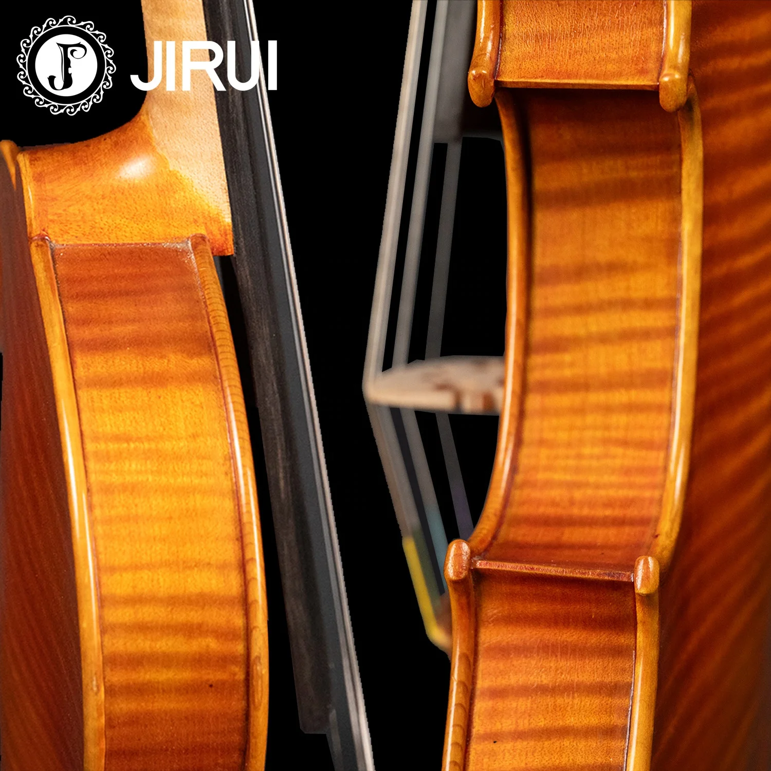 Full-Size Handmade Professional 1/32 -4/4 Violin Top Selling Advanced Flamed Maple with Spruce Face Nice Violin for Performance