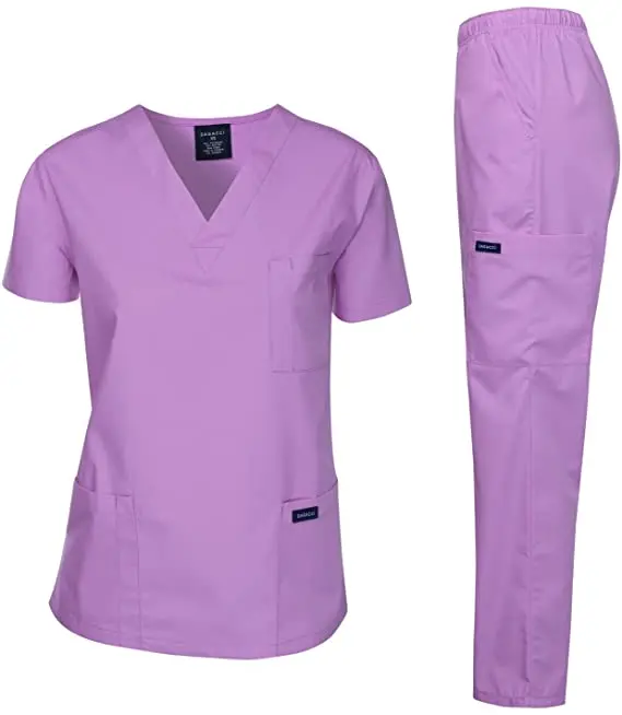Pharmacy Custom Logo Hospital Nurses Uniforms Multiple Pants With Pockets Set Medical Doctor Nursing Scrub Uniform For Women