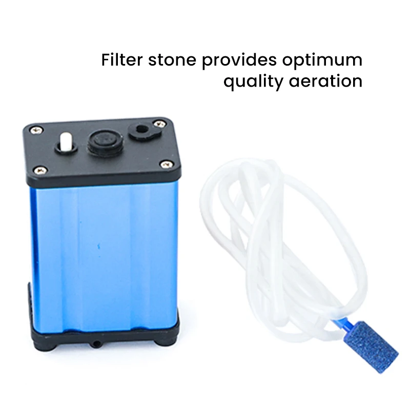 Low price outdoor fishing Live bait aerator portable outside air pump with 2 pcs AA batteries