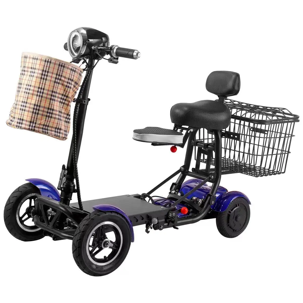 Lightweight 18km per hour long endurance 4 Wheels Outdoor Smart and Convenient Electric Mobility Scooter For the elderly people