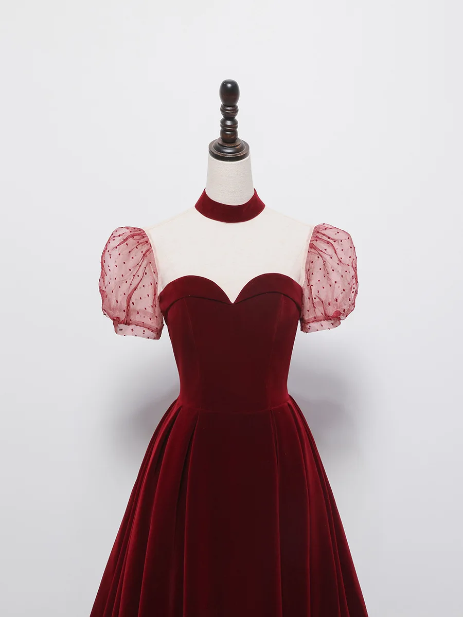 Free Shipping Long Sleeve, Princess Style Floor Length Wedding Dress Simple 2022 Satin Wedding Dress with 3D Flowers