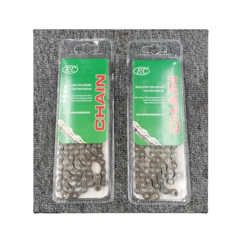 Wholesale FSC 678/9/10/11 Speed Bike Chain Silver 116L Mountain Bike Bicycle Chain