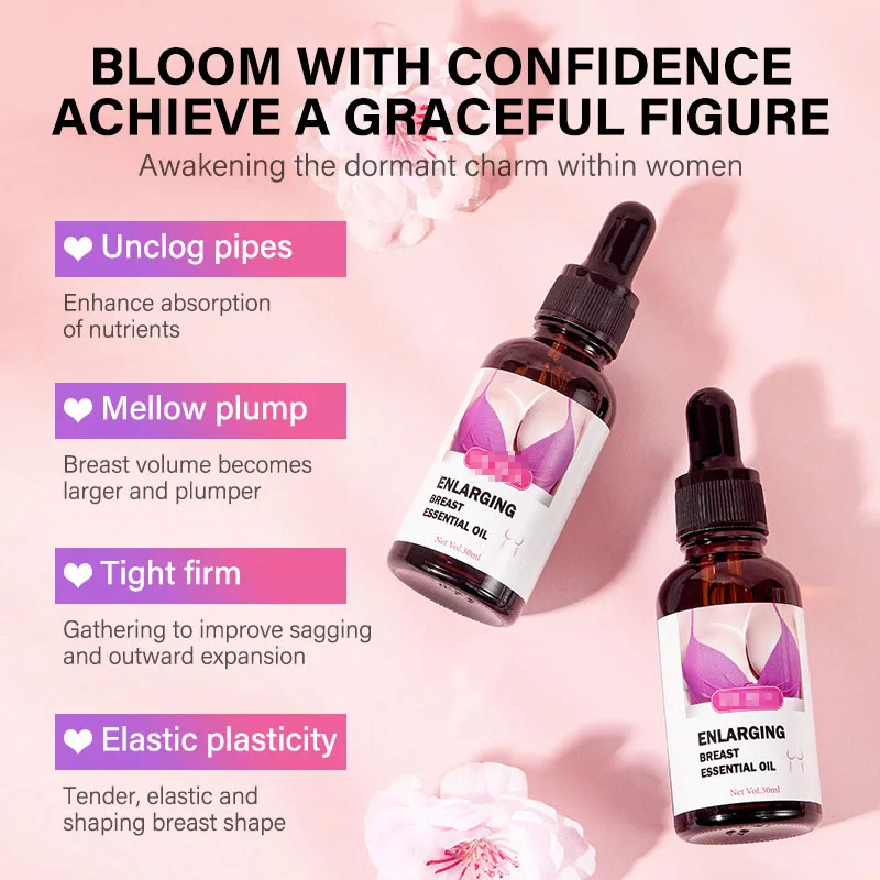 Natural Breast Enlargement Enhancement Increasing Essential Oil Big Boobs Breast Lifting and Firming Products