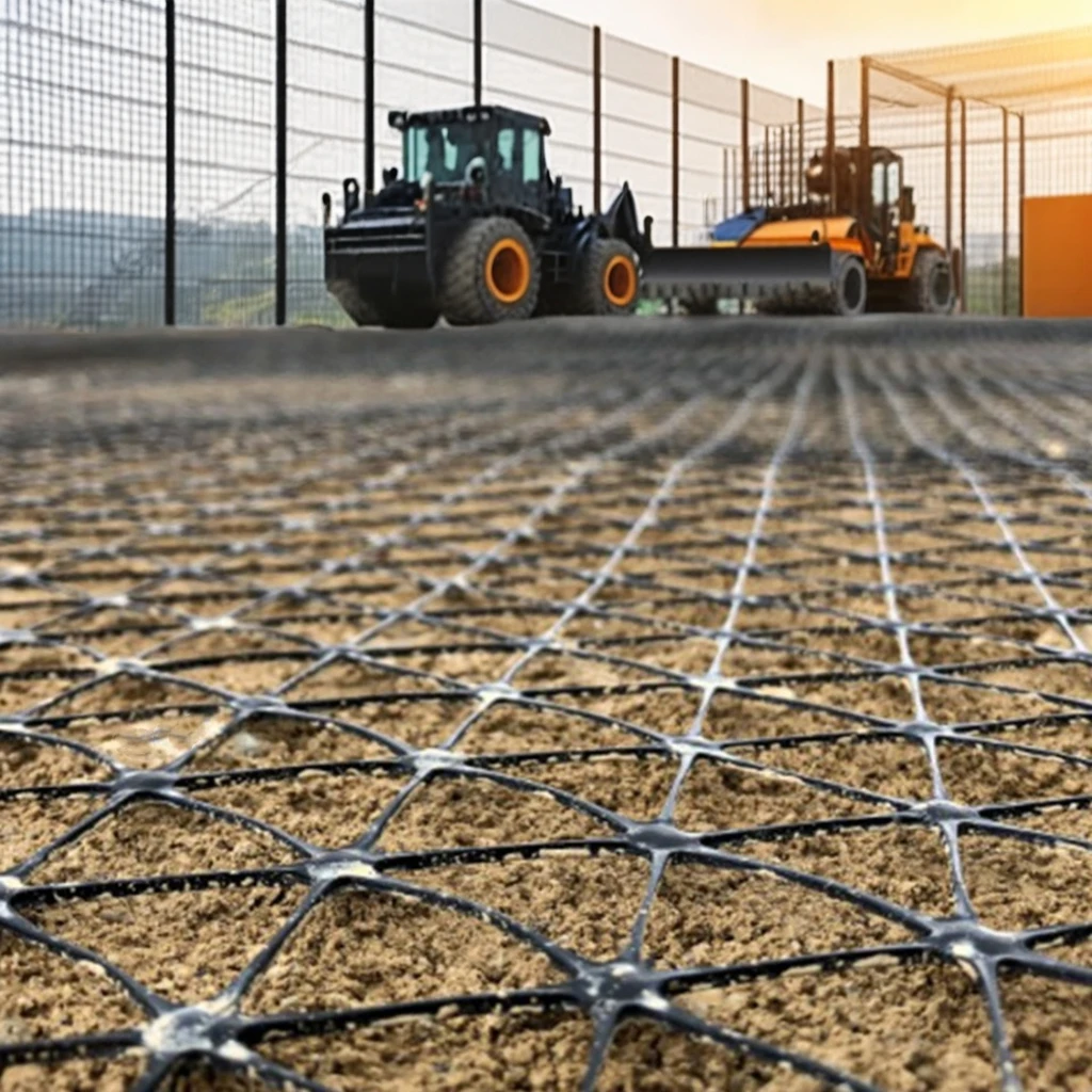 PP Plastic Geogrid Fabric Triaxial Geogrid for Road Reinforcement in Korea Price